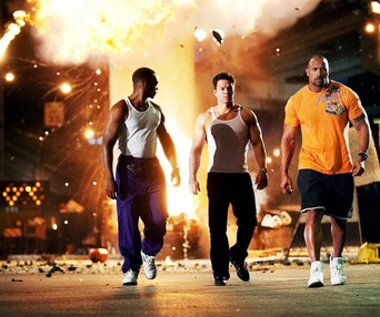 Une scène du film  Pain & Gain