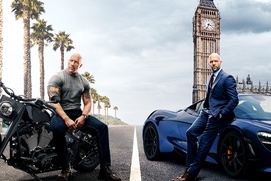 Affiche du film Hobbs and Shaw Affiche du film Hobbs and Shaw