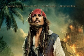 Affiche du film Pirates des Caraïbes : La fontaine de jouvence