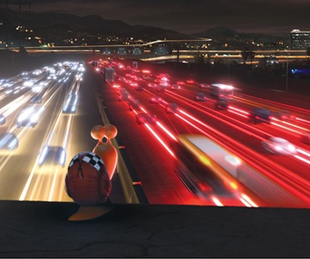Une scène du film Turbo