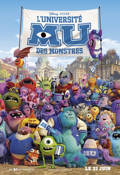 Affiche du film L'université des monstres