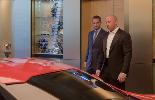 Une scène du film Furious 7