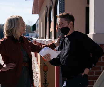 Une scène du film Halloween Ends