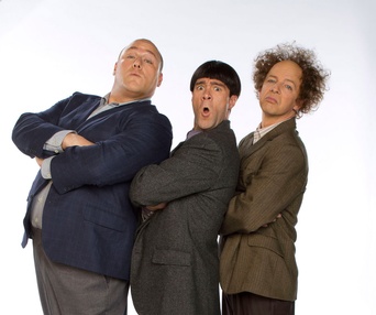 Une scène du film The Three Stooges