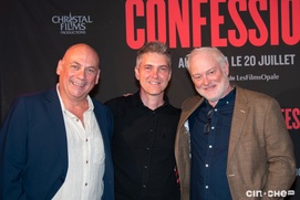Sur le tapis rouge du film Confessions