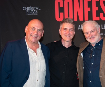 Sur le tapis rouge du film Confessions