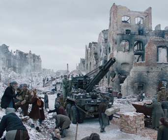 Une scène du film The Aftermath