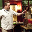 Jon Turteltaub et Nicolas Cage sur le plateau de The Sorcerer's Apprentice