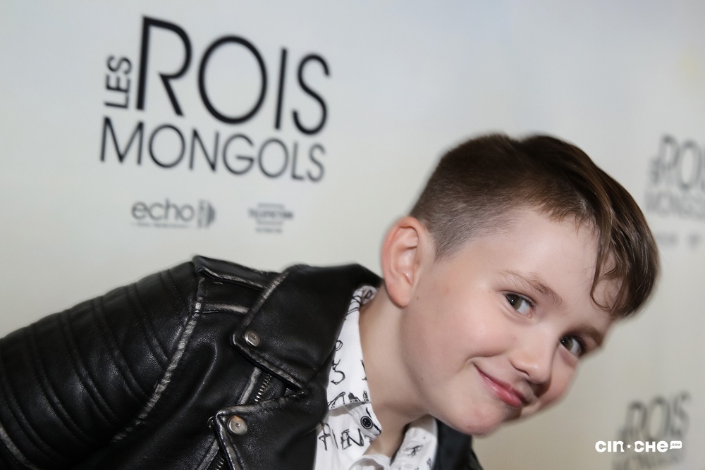 Sur le tapis rouge du film Les rois mongols