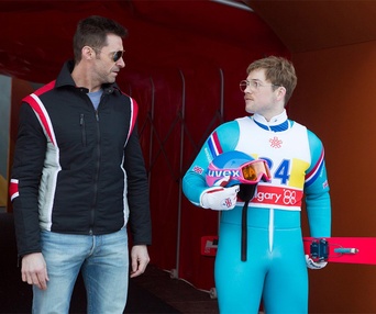 Une scène du film Eddie the Eagle