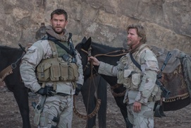 Une scène du film 12 Strong