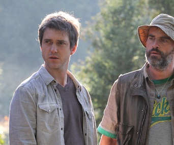 Une scène du film Lac mystère