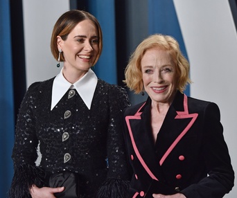 Sur le tapis rouge du party Vanity Fair des Oscars 2020