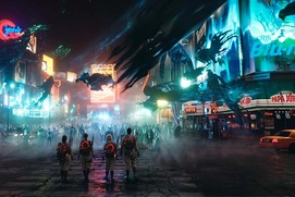 Une scène du film Ghostbusters
