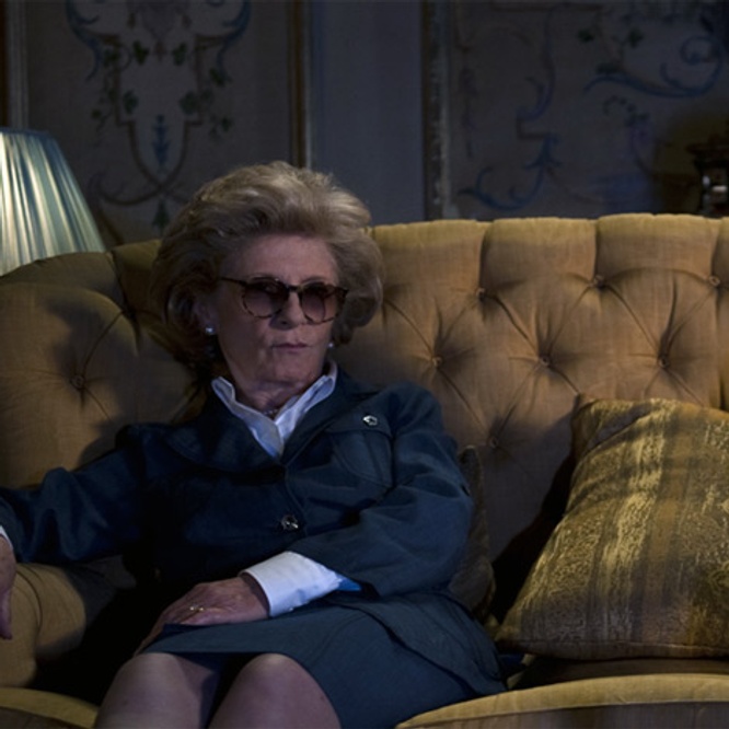 Une scène du film <em>La conquête</em>