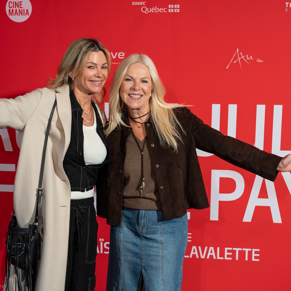 Tapis rouge du film Pauline Julien, femme pays