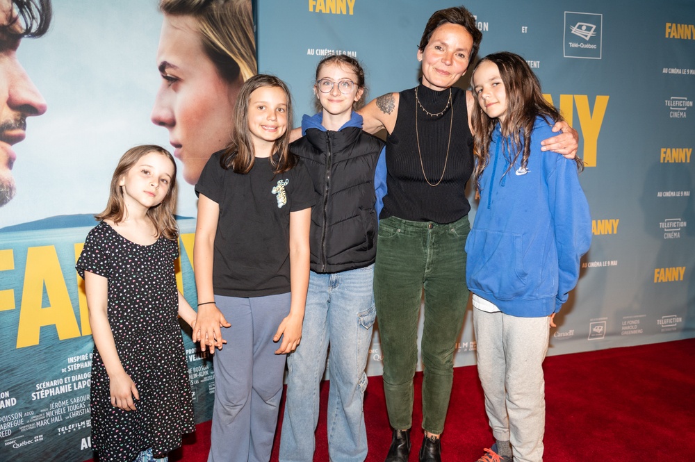 Tapis rouge de la première du film Fanny