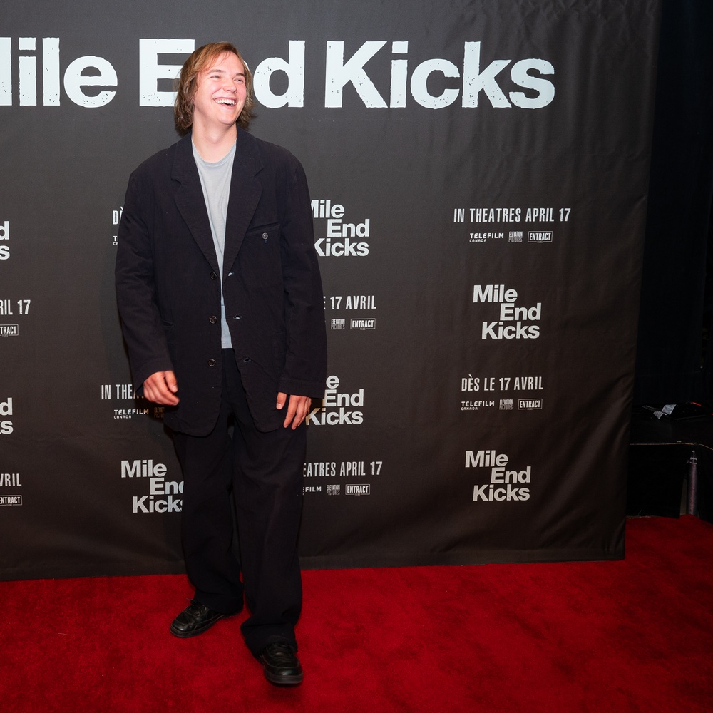 Tapis rouge de la première montréalaise du film Mile End Kicks