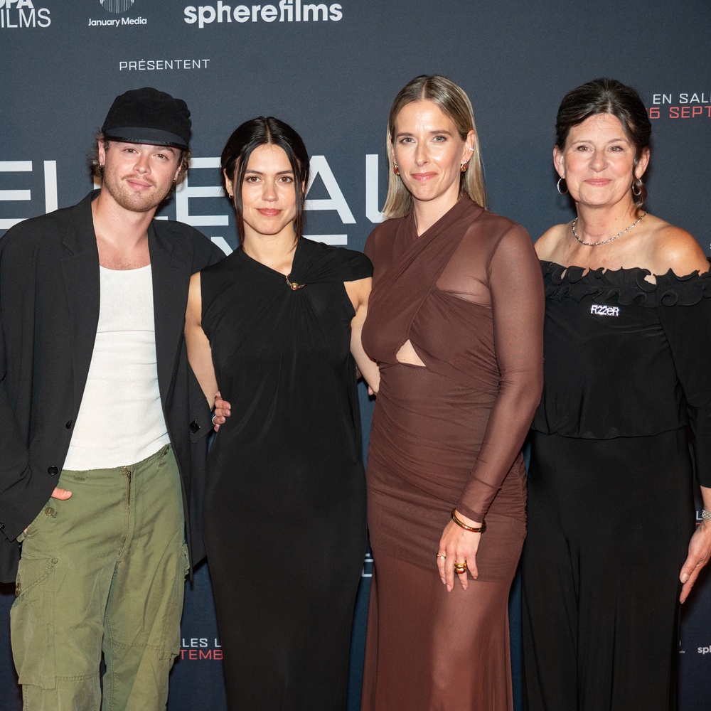 Première du film Seule au front (Out Standing)