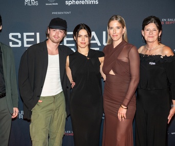 Première du film Seule au front (Out Standing)