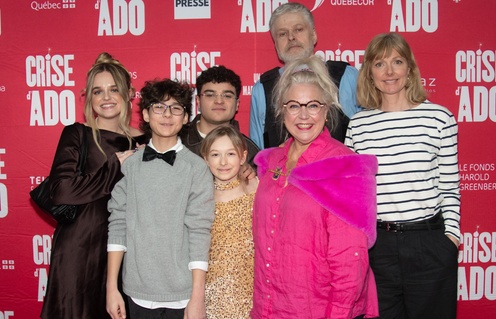 Tapis rouge du film Crise d'ado