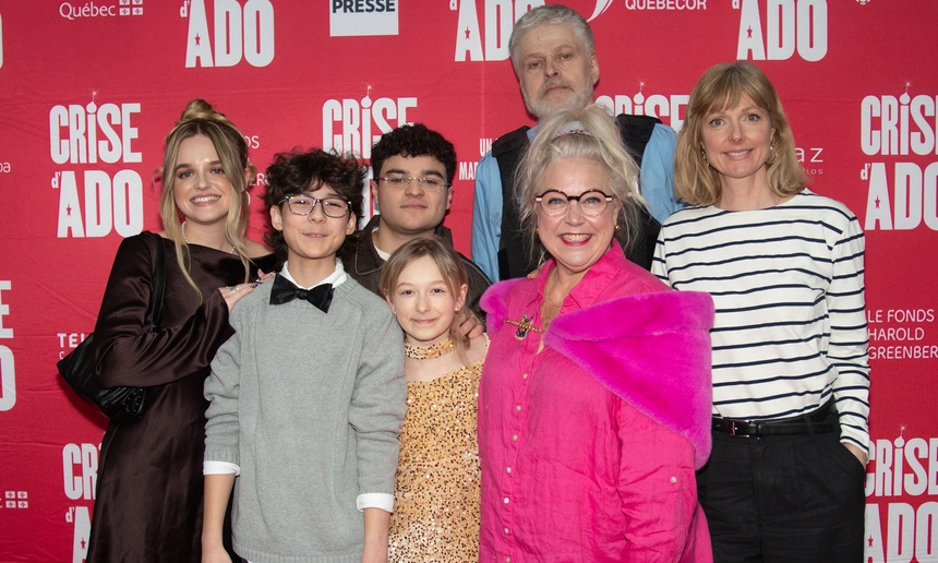 Tapis rouge de la première du film Crise d'ado