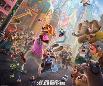 Affiche finale en français du film Zootopia 2