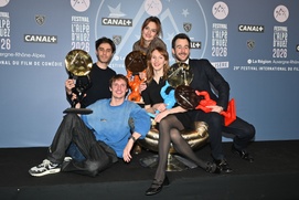 Julien Frison, Martin Darondeau, Clemence Dargent, Pauline Clement et Bertrand Usclat