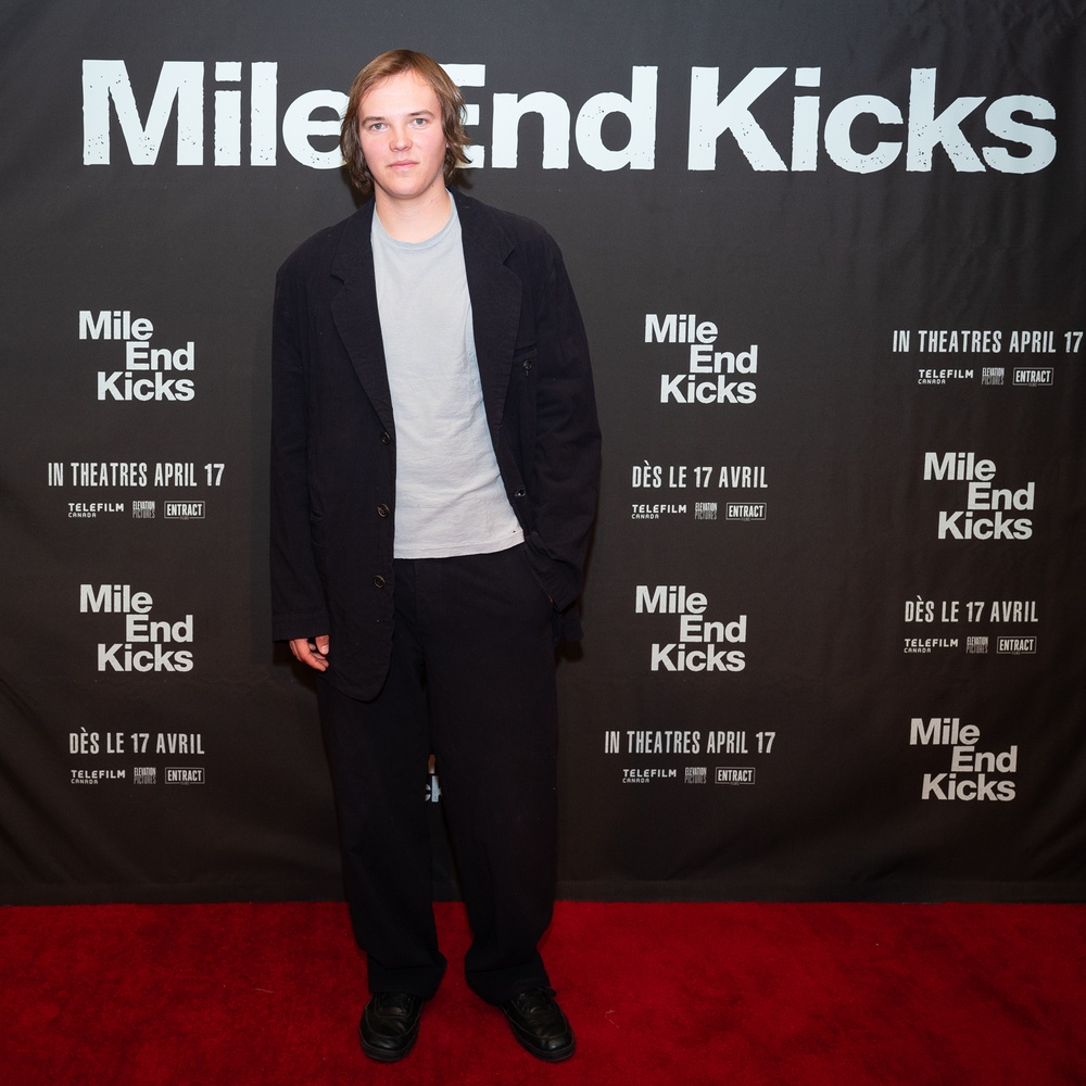 Tapis rouge de la première montréalaise du film Mile End Kicks