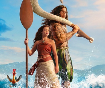 Affiche en français du film Moana