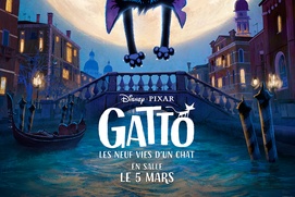 Affiche en français du film Gatto : les neuf vies d'un chat