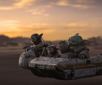 Images du film Star Wars : Le Mandalorian et Grogu
