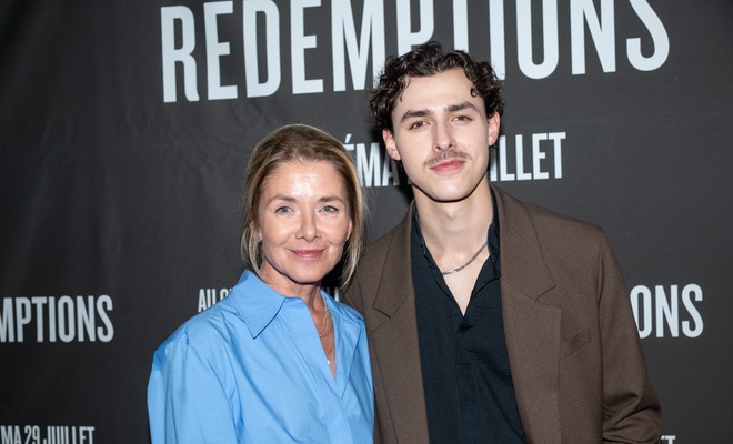 Image de l'article Ambiance familiale sur le tapis rouge du film «Rédemptions» de Luc Picard