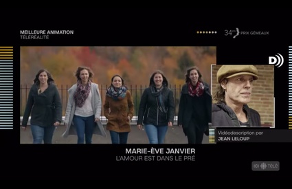 Capture d'écran Gala des Gémeaux