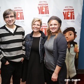 Sur le tapis rouge du film <em>Nelly et Simon : Mission Yéti</em>