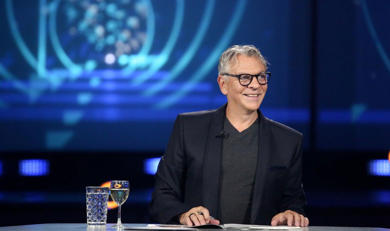 Marc Labrèche sur le plateau de Cette année-là.