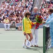 Une scène du film <em>Battle of the Sexes</em>