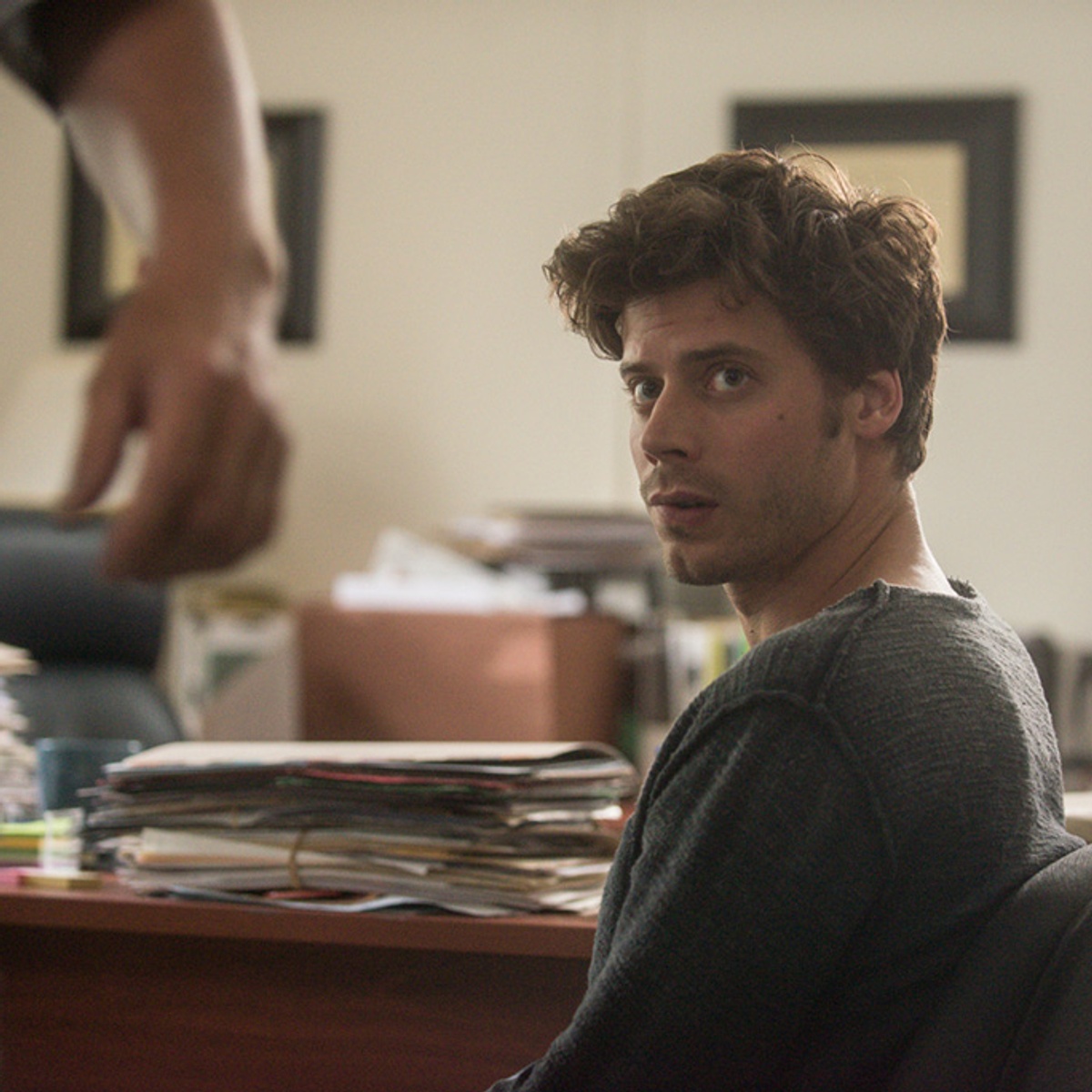 Sur le plateau du film Origami
