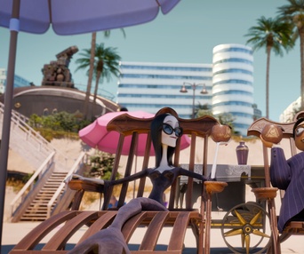 Une scène du film The Addams Family 2