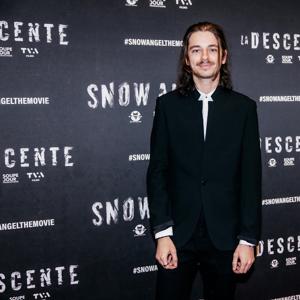 Sur le tapis rouge du film Snow Angel