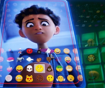 Une scène du film Émoji le film