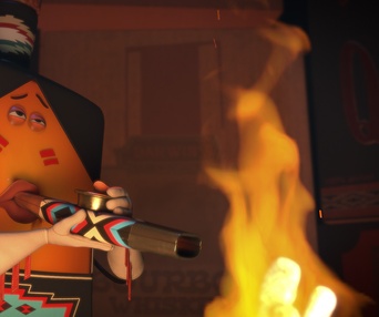 Une scène du film Sausage Party