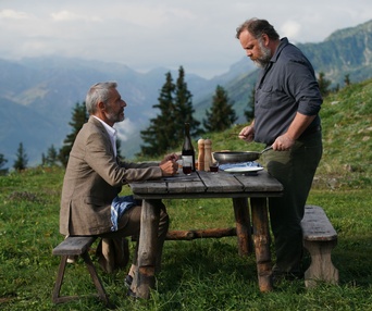 Une scène du film Les choses simples