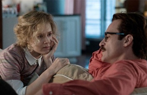 Joaquin Phoenix et Amy Adams dans Her