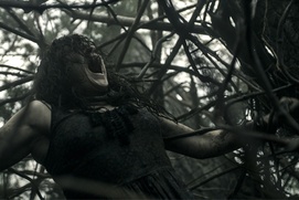 Une scène du film Evil Dead