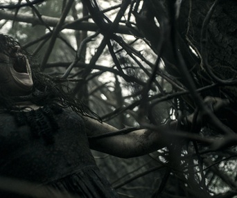 Une scène du film Evil Dead