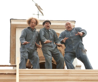 Une scène du film The Three Stooges