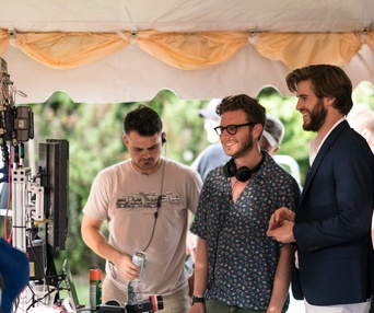 Sur le plateau du film Isn't It Romantic