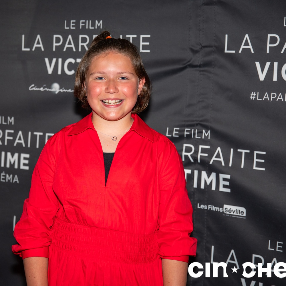 Sur le tapis rouge du film La parfaite victime