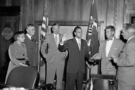 Une scène du film Where's My Roy Cohn?